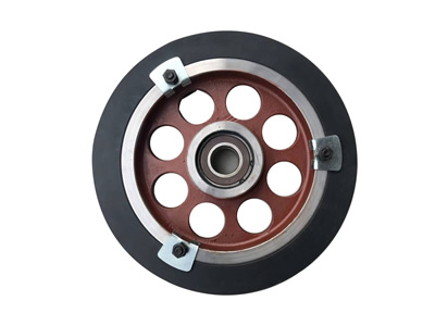 明斜猴车托绳轮